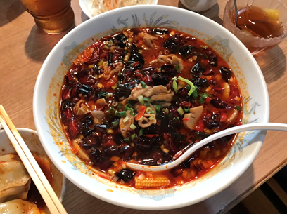 辛いラーメン